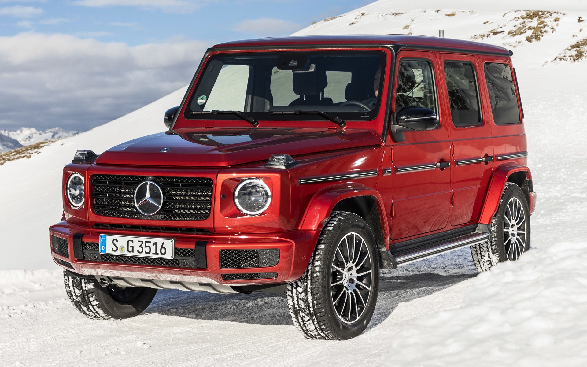 Iconic Mercedes G-Wagon SUV in all its rugged elegance.