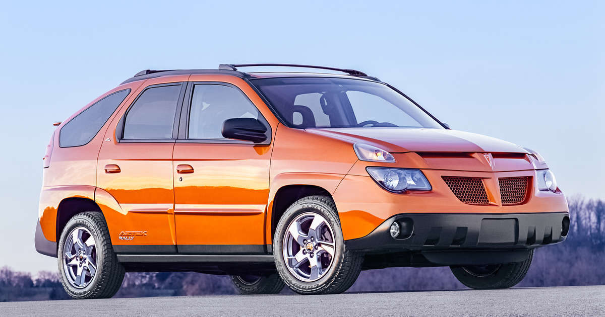 Pontiac Aztec - A highly polarizing and unconventional design that evokes strong reactions.