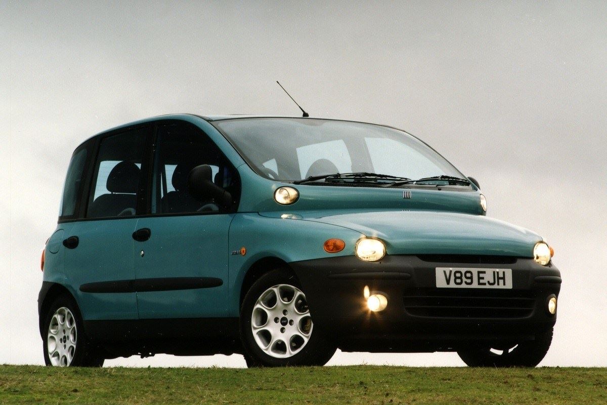 Fiat Multipla - Unconventional design with a distinctive tall and wide body.