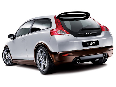 Image of a Volvo C30, showcasing its unique design and distinctive features, symbolizing the blend of style and performance.